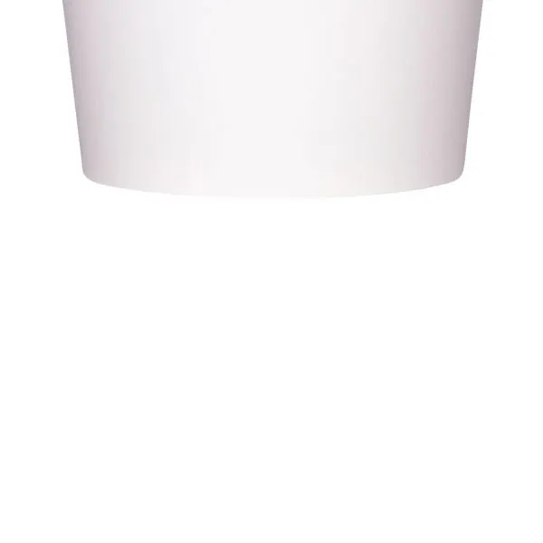 [1,000 ct] 8 oz Gourmet Paper Food Container | White | 96 mm