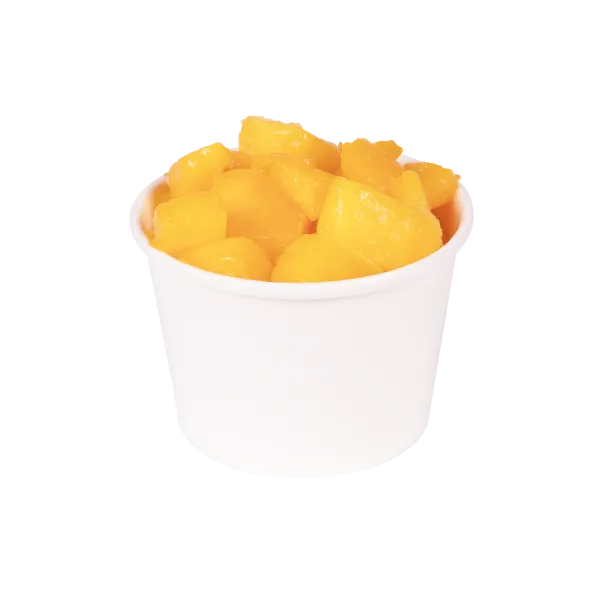 [1,000 ct] 8 oz Gourmet Paper Food Container | White | 96 mm