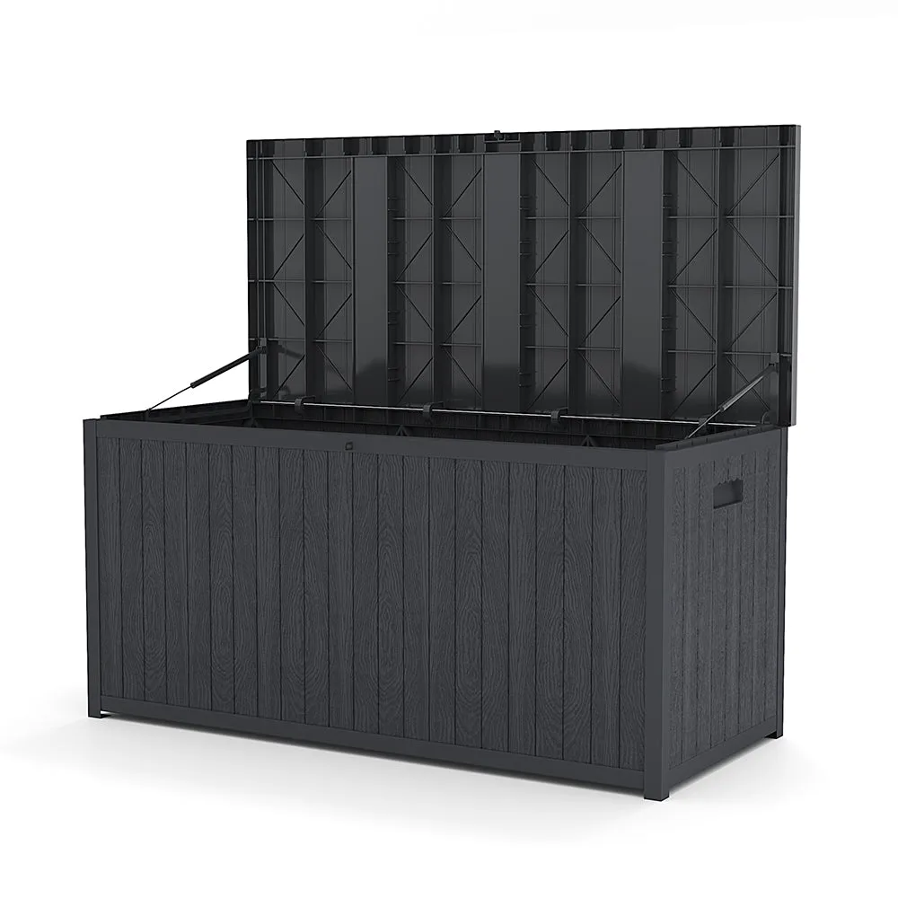 125cm L Outdoor Grey Storage Deck Box - Large Size