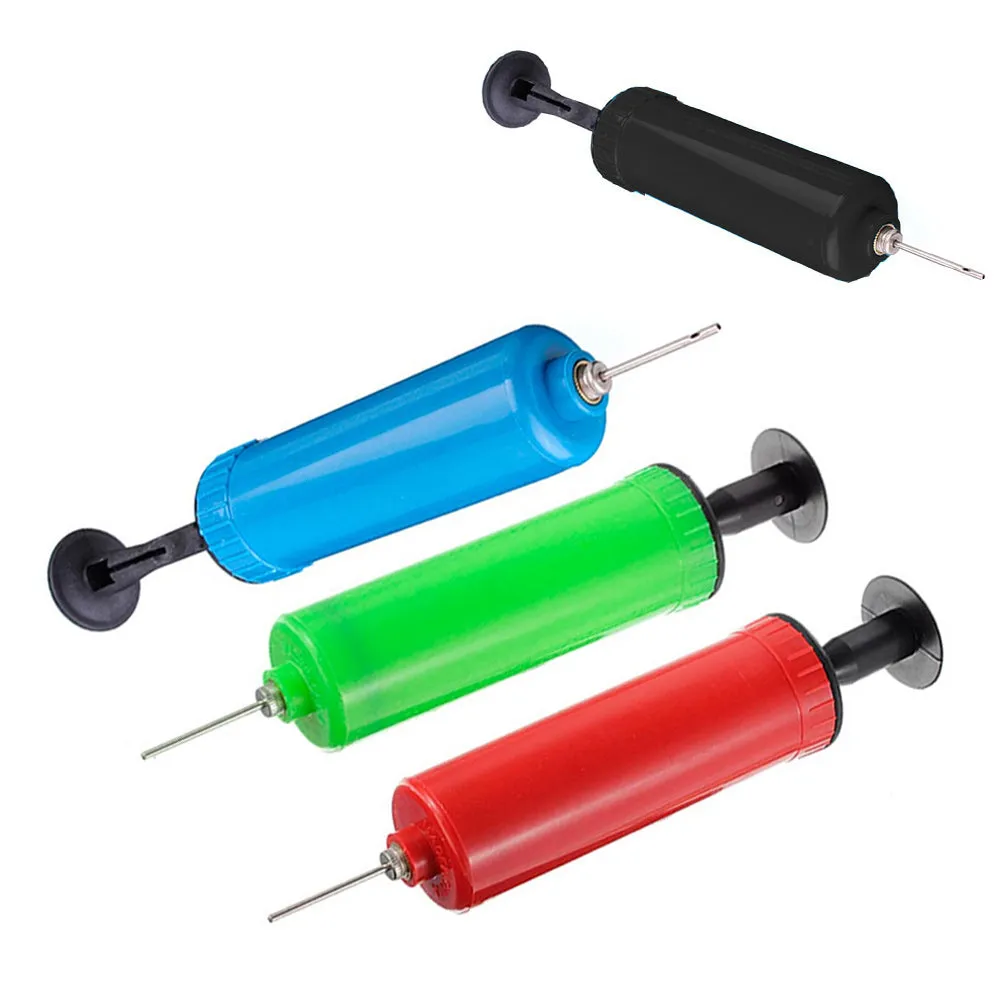 6 Hand Air Pump Sports Ball Inflate Basketball Volleyball W/ Needle Portable Fun