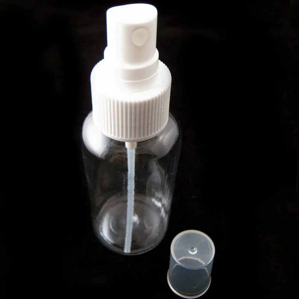 6 PCS Clear Plastic Empty Bottles Refillable Travel Size Containers Toiletry Set