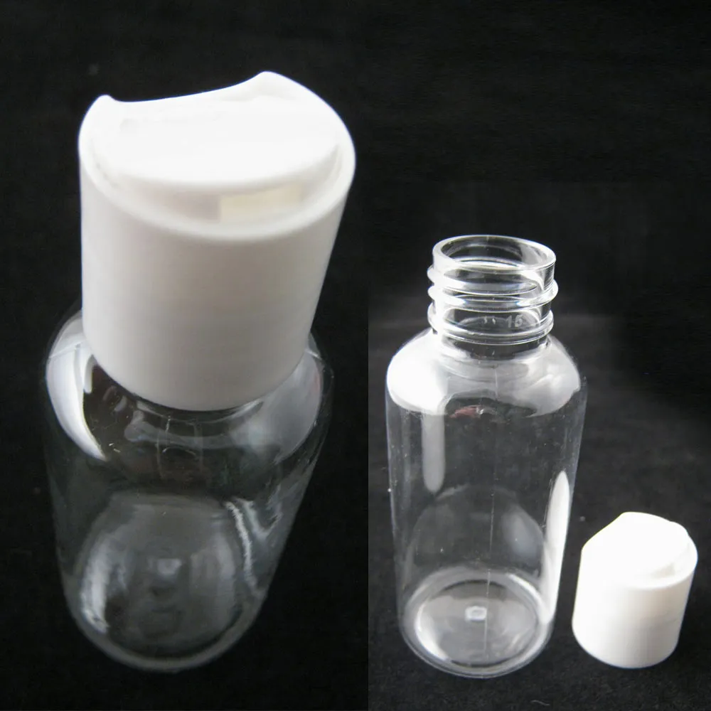 6 PCS Clear Plastic Empty Bottles Refillable Travel Size Containers Toiletry Set