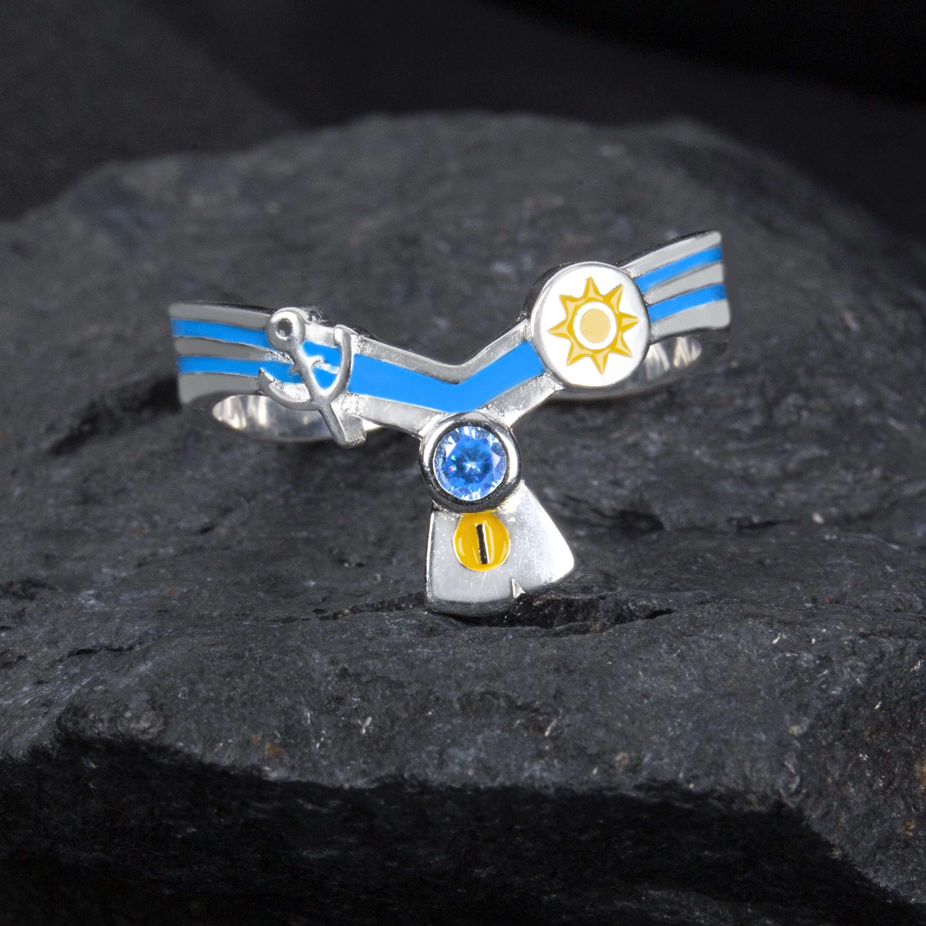 Anime JoJo'S Bizarre Adventure Ring Higashikata Josuke 8 Manga Figure S925 Adjustable