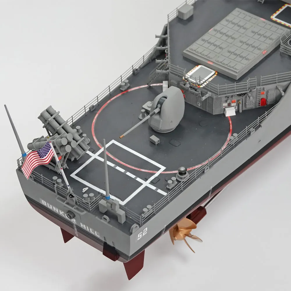 Arkmodel 1/96 USS Ticonderoga Class Bunker Hill CRUISER United States Navy DDG CG-52 Ship Model No.7515