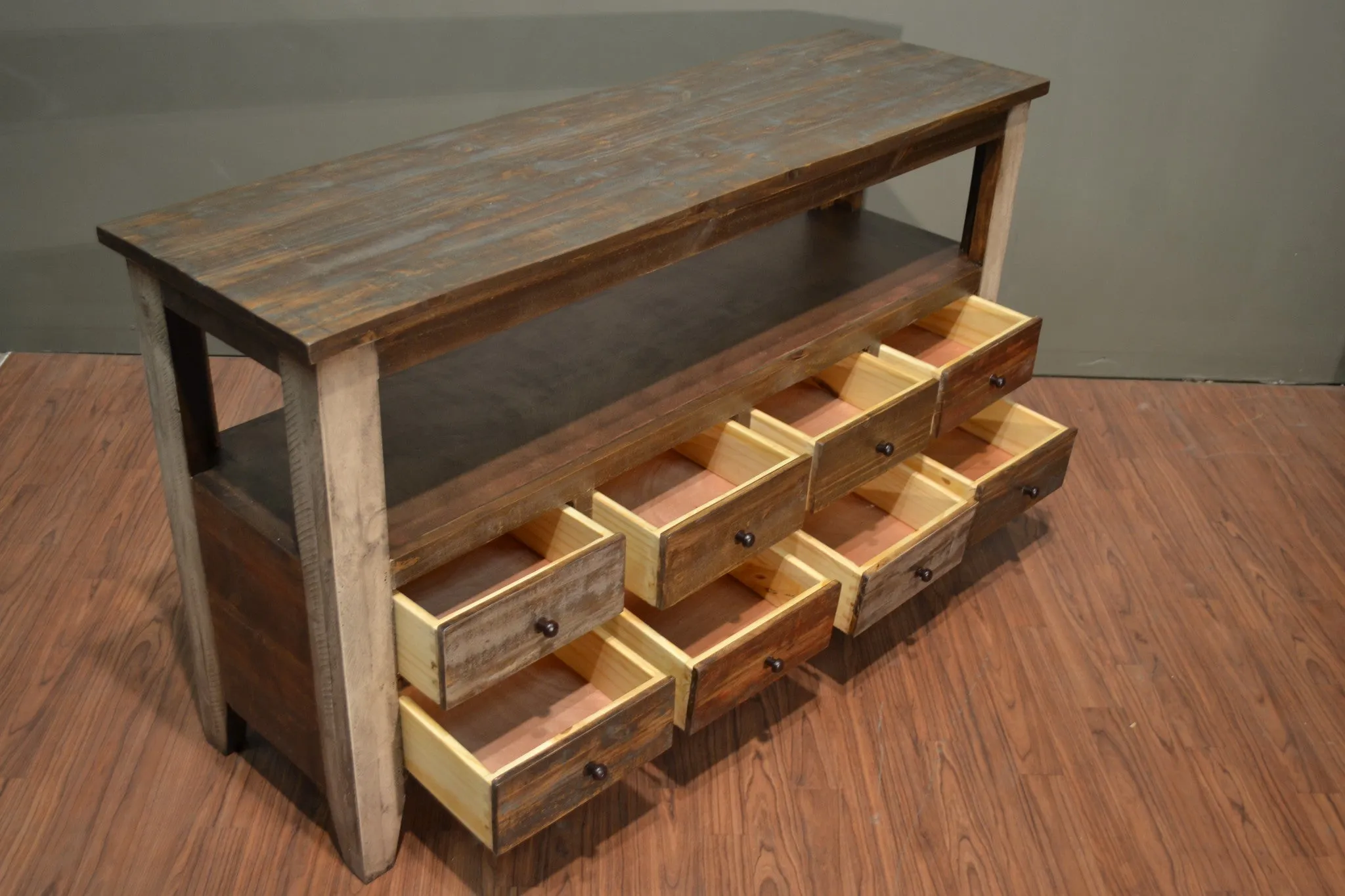 Bayshore 8 Drawer Console Table / TV Stand