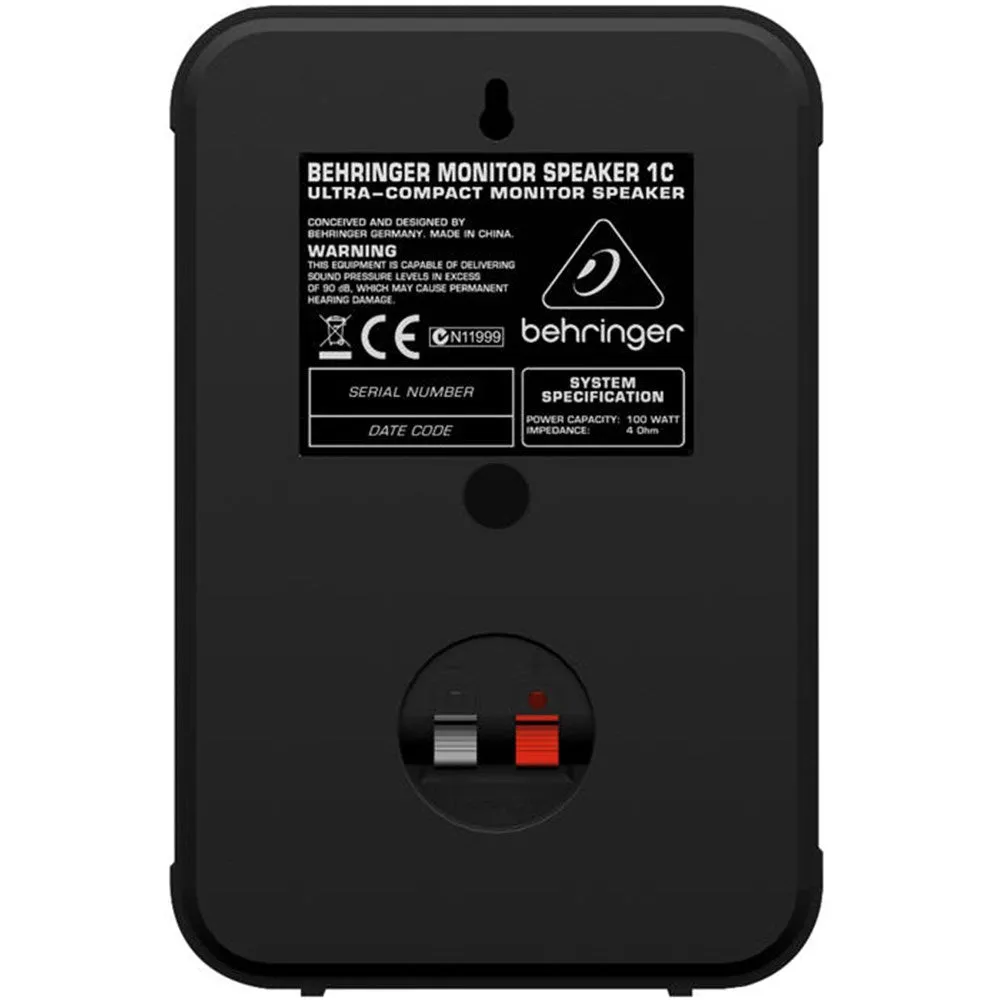 Behringer 1C Black Monitor Speakers
