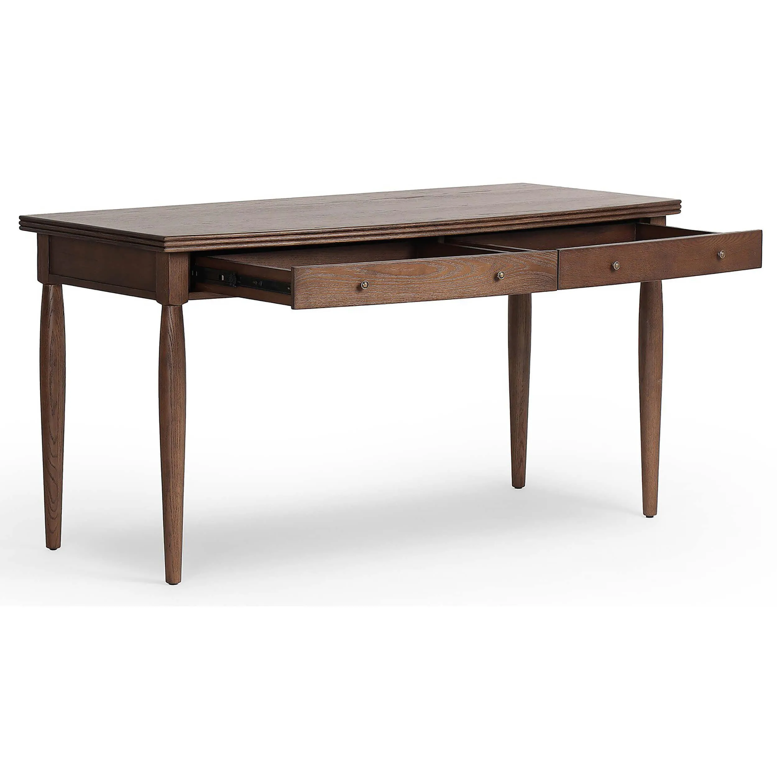 Bowfront Desk, Drifted Oak