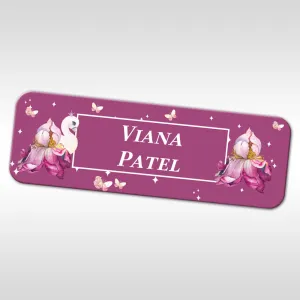 Butterfly Swan Blossom Waterproof Sticker (kids)