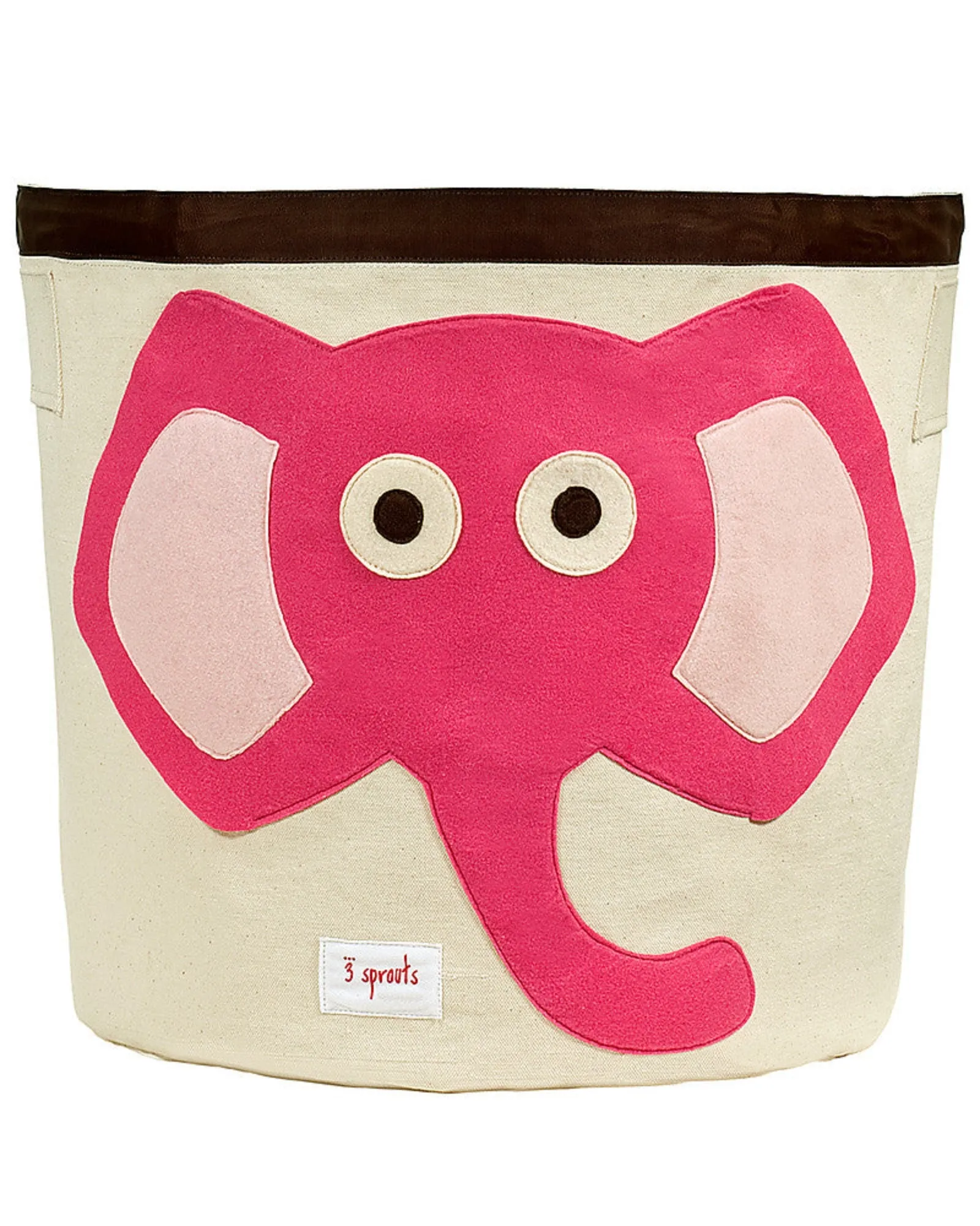 Children's Storage Bin - Elephant (Pink)