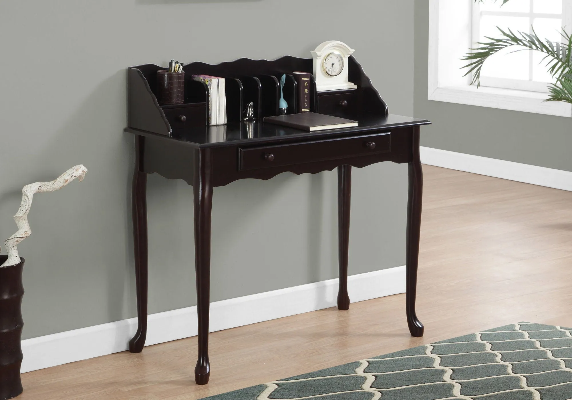 Computer Desk For Home Office, Laptop, Storage Drawers, Traditional by Couch.com
