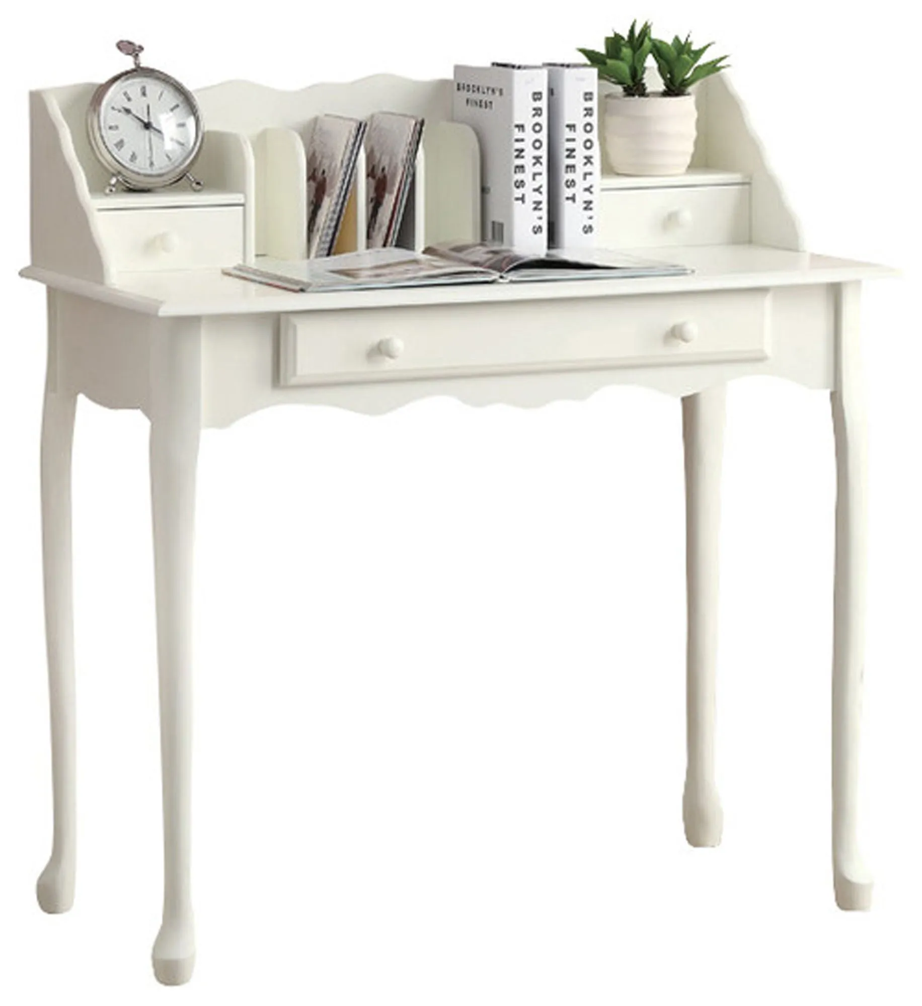 Computer Desk For Home Office, Laptop, Storage Drawers, Traditional by Couch.com