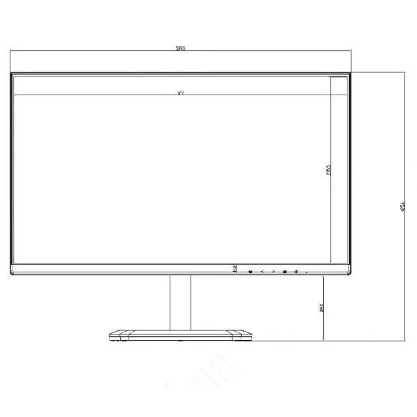Flashview 23.8" 1080p LCD Surveillance Monitor (IPS), LCDFL24G2