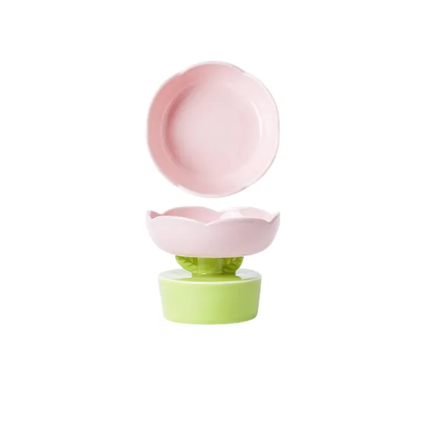 Flower Pet Food Bowl