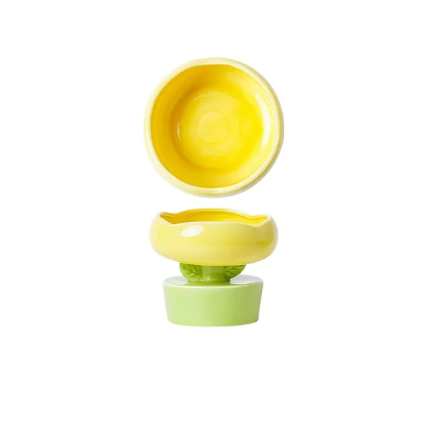 Flower Pet Food Bowl