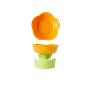 Flower Pet Food Bowl