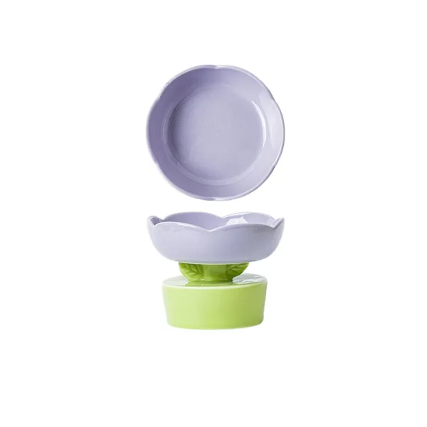 Flower Pet Food Bowl