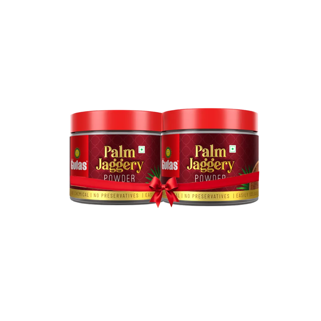 Gulas Palm Jaggery Powder, Set of 2 Pet, Total -340G