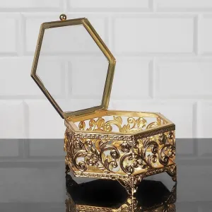Handmade Hexagon Jewelry Boxes for Women