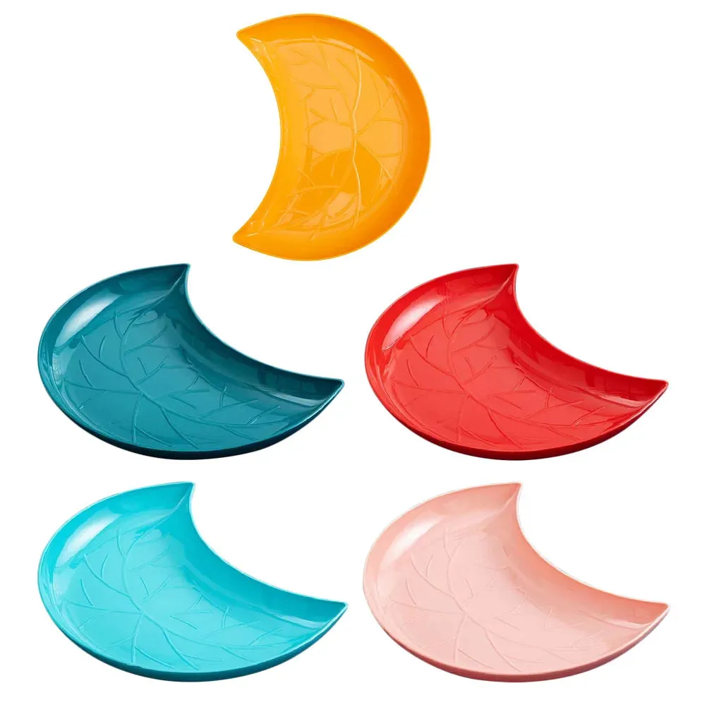 Hearthside Crescent Snack Plate Set