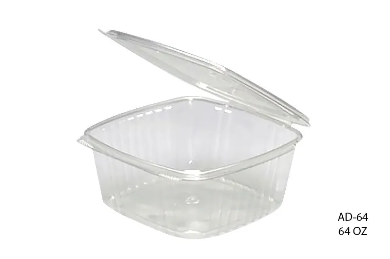 HINGED SALAD CONTAINERS