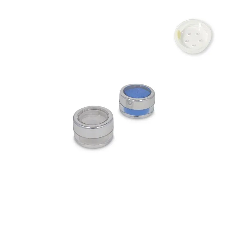 Jars: Shiny Silver Rim and Sifters with Seals