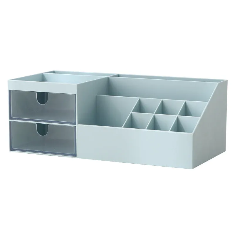 Simple desktop cosmetics storage box, dustproof lipstick storage rack, desk box, household drawer organizer