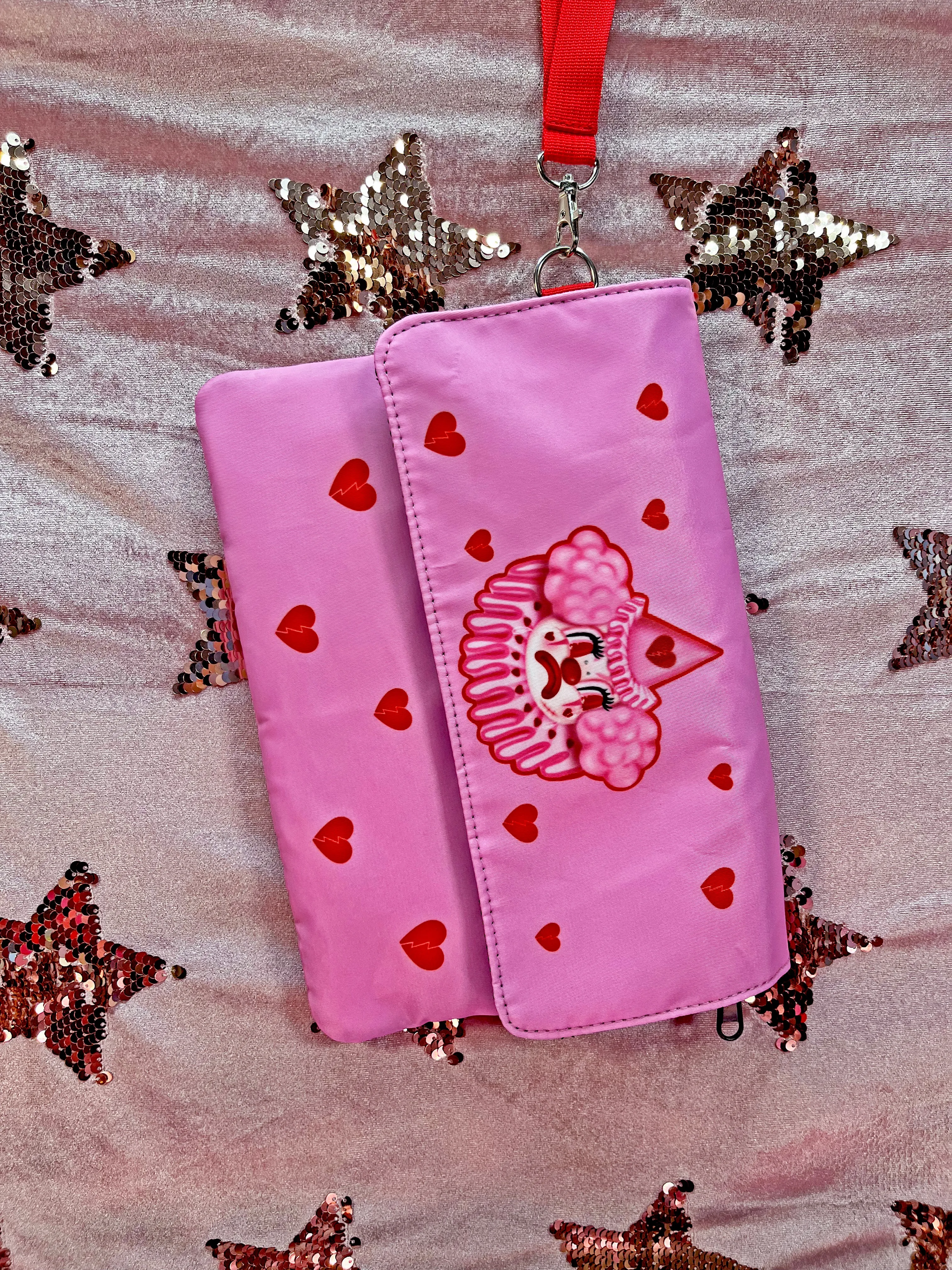 Smell Proof Bag with Lock- Sad Clown