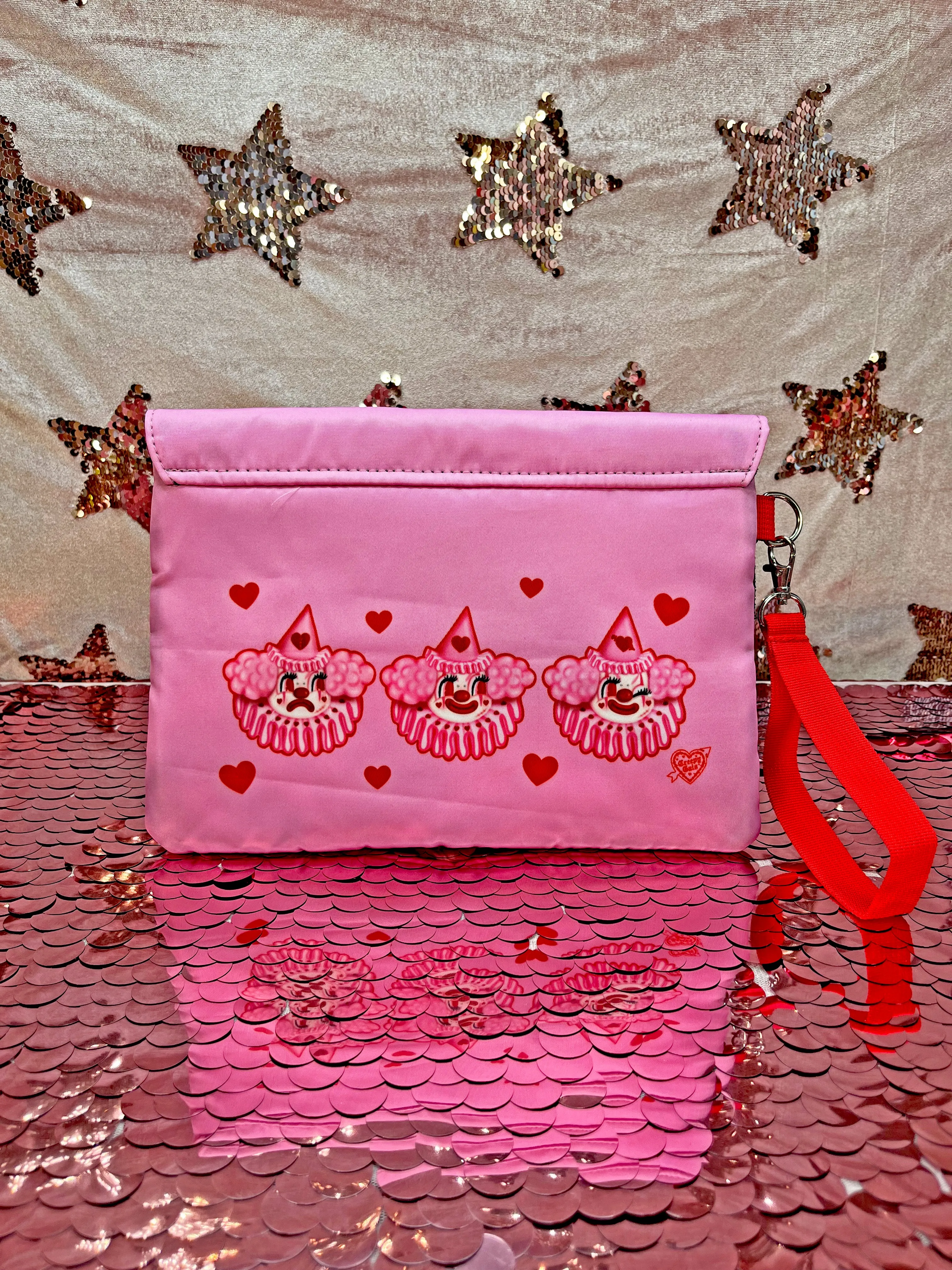 Smell Proof Bag with Lock- Sad Clown