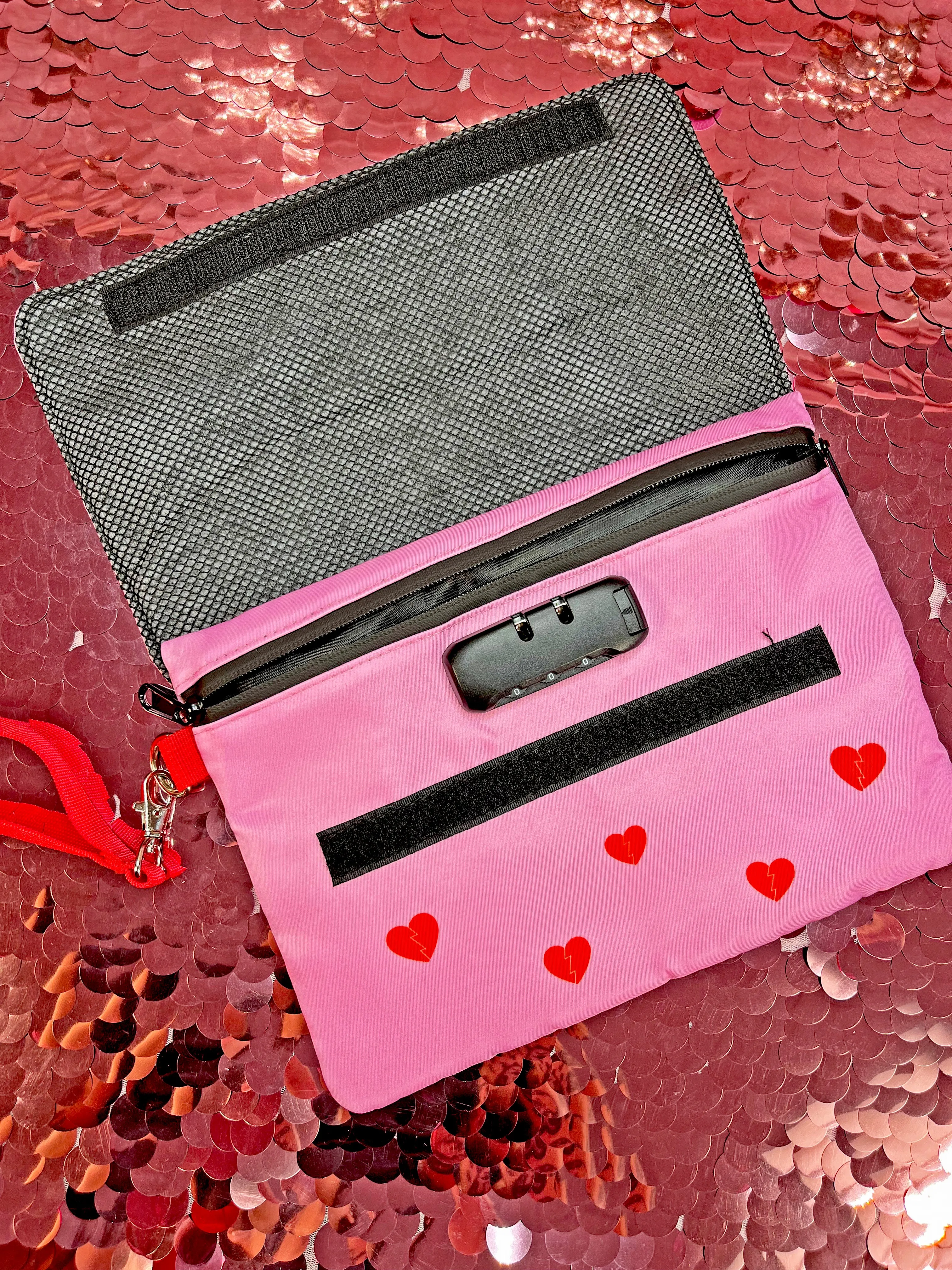 Smell Proof Bag with Lock- Sad Clown