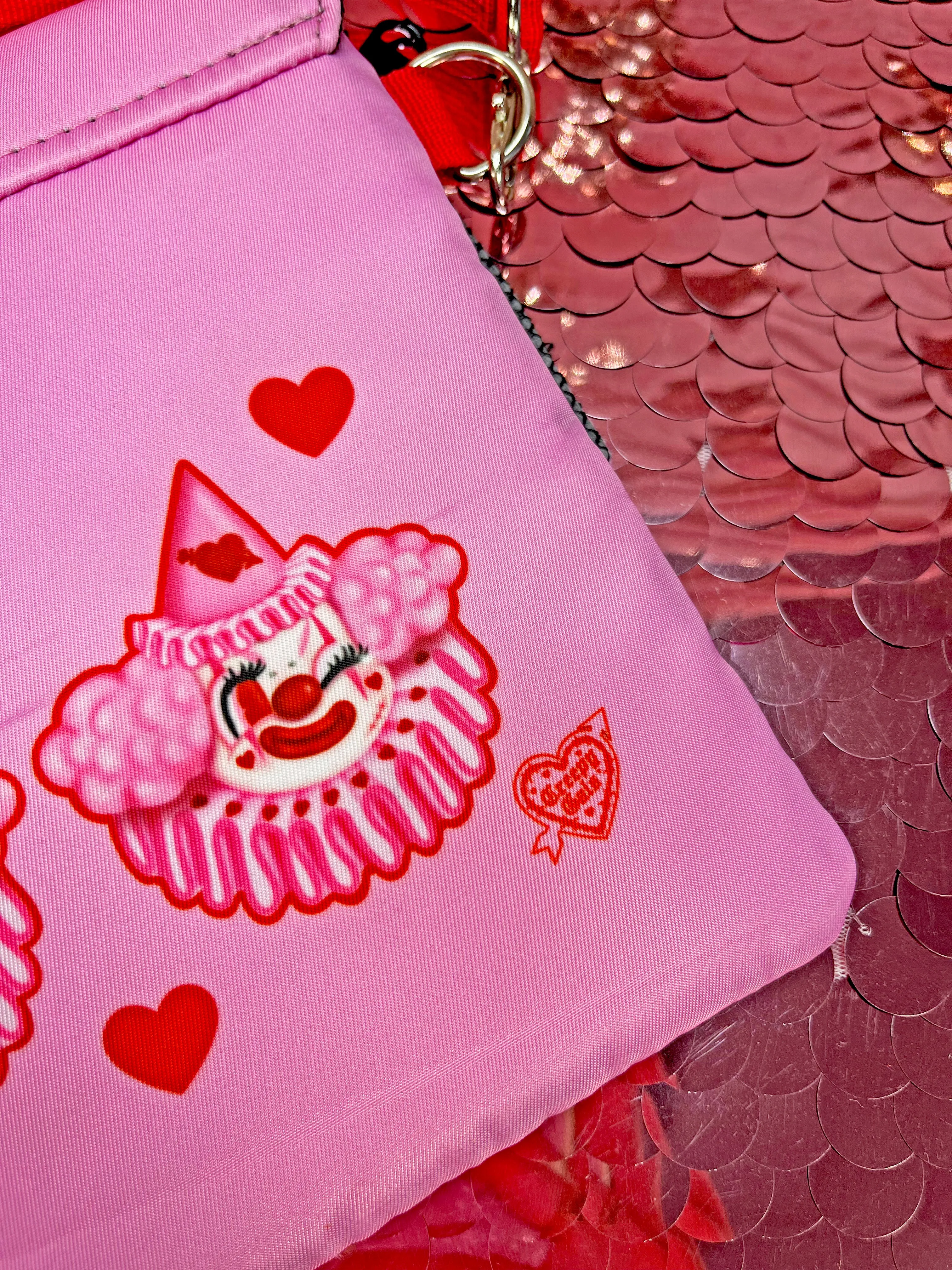 Smell Proof Bag with Lock- Sad Clown