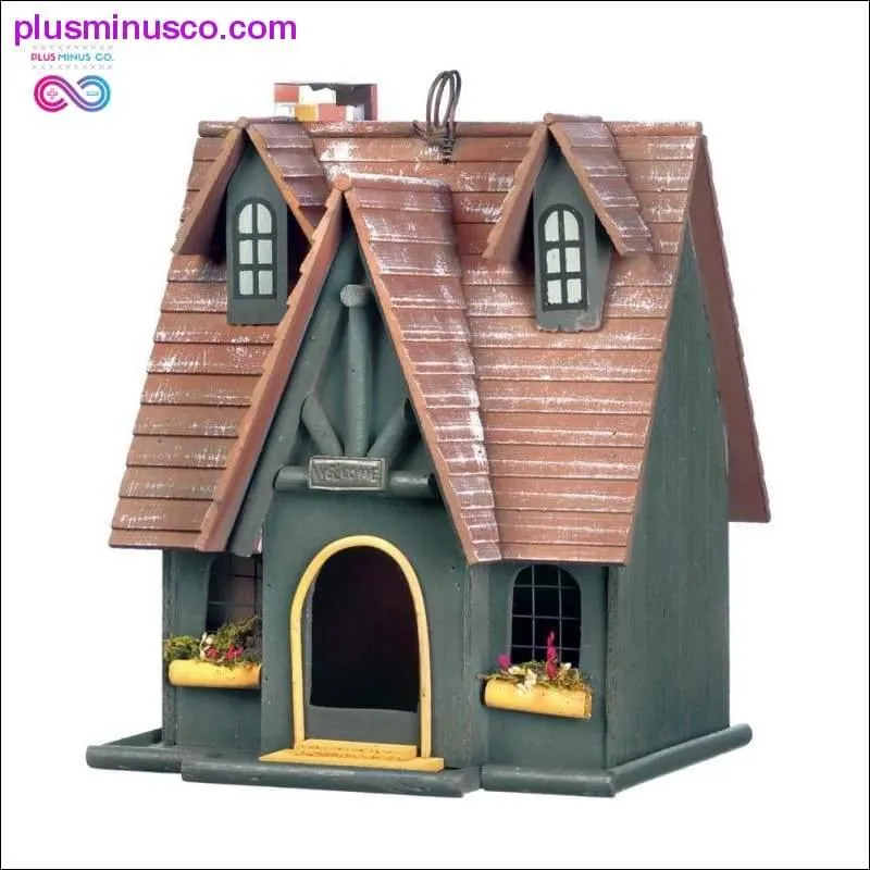 Storybook Cottage Birdhouse ll Plusminusco.com