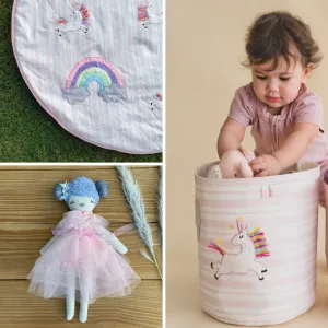Super Combo - Unicorn Playmat   Basket   Anne-Margaret Doll