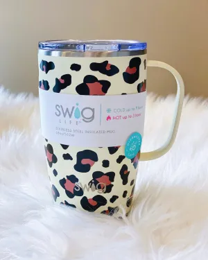 Swig 18oz Mug in Luxy Leopard FINAL SALE