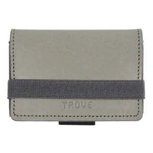 TROVE Cash Wrap: Grey Leather