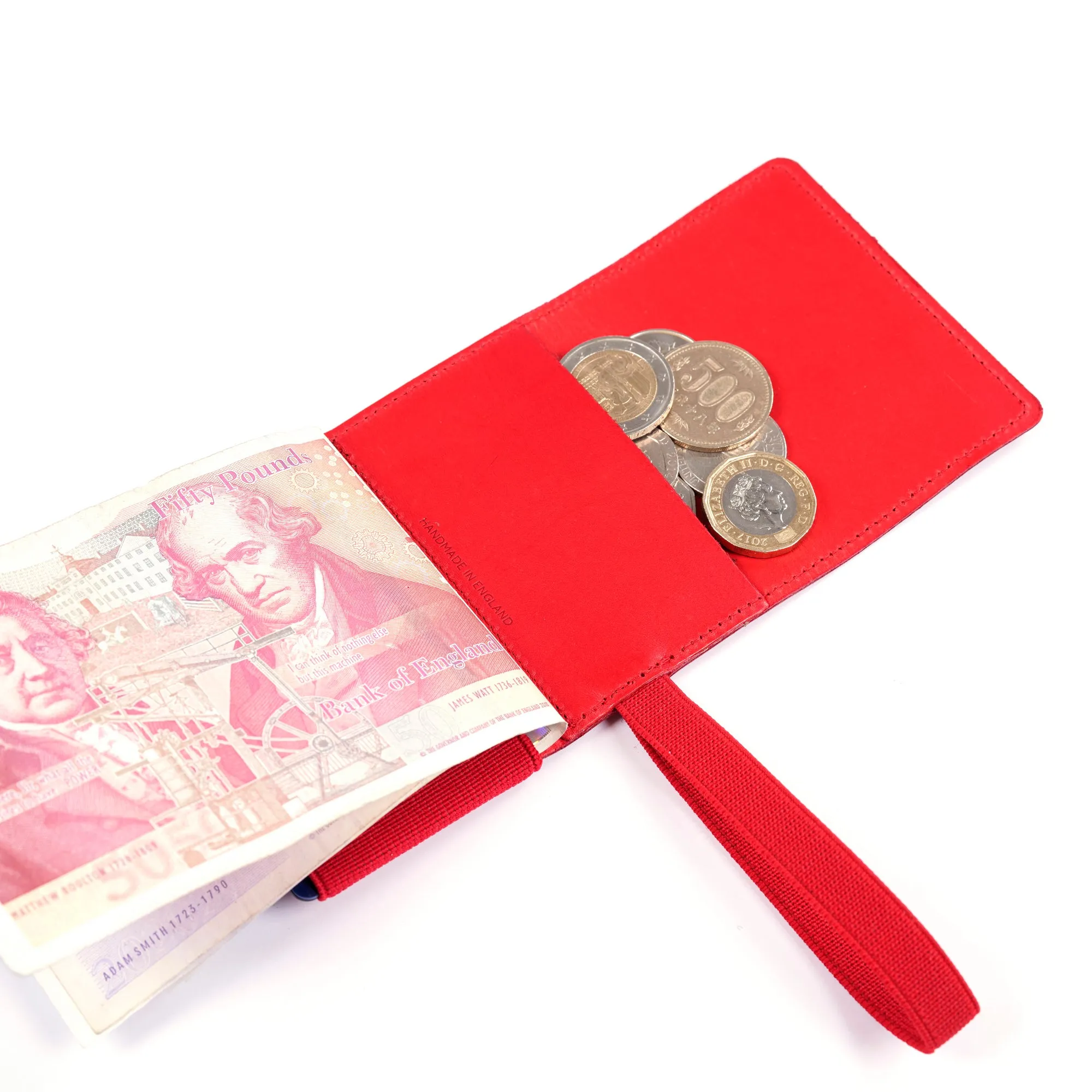 TROVE Cash Wrap: Red Leather