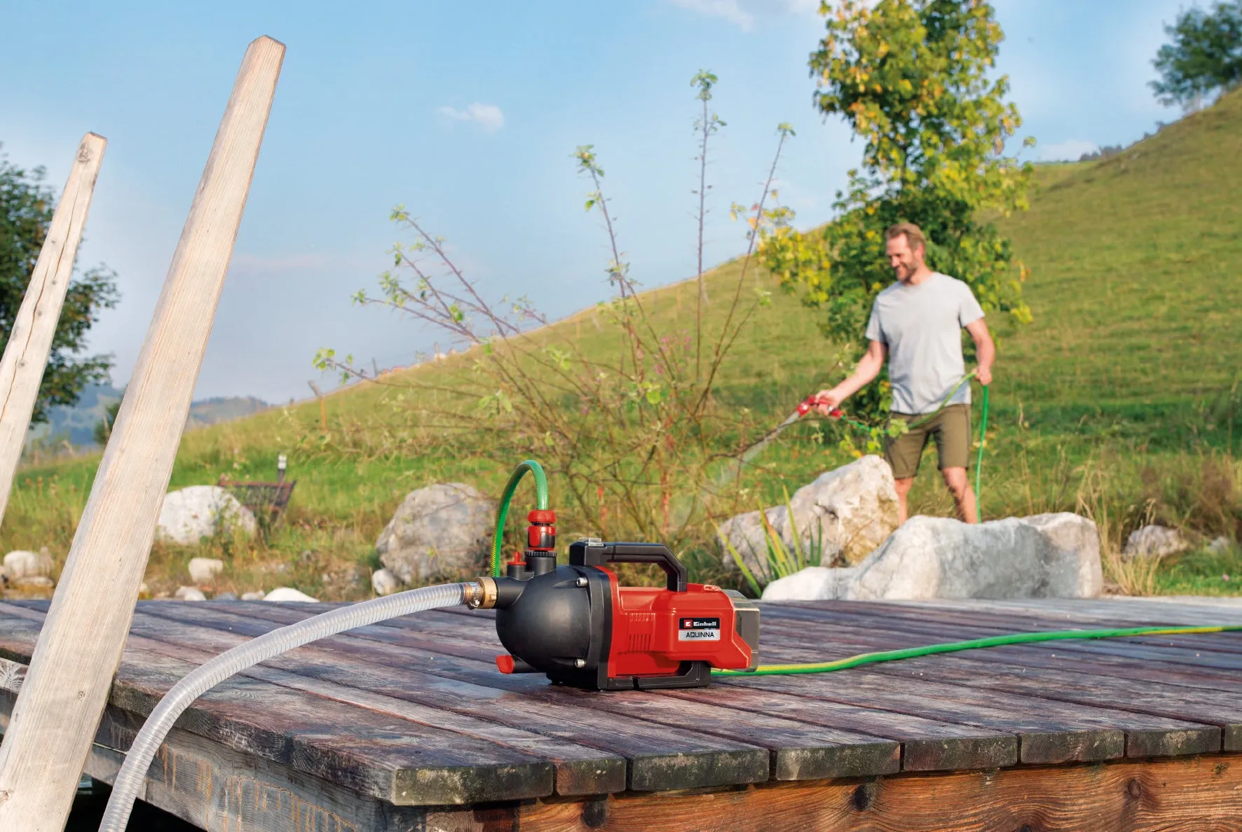 Water Pump - Einhell AQUINNA 36V Cordless Garden Pump, 4180403